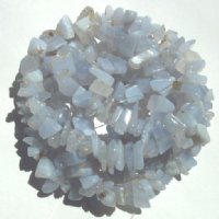 36 inch strand of Blue Lace Agate Chips